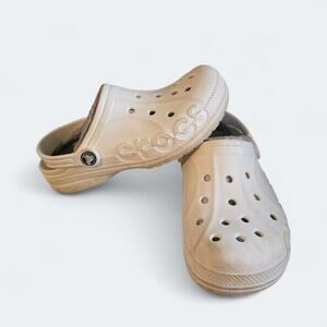 Crocs Baya Lined Clogs Kids Size J 3